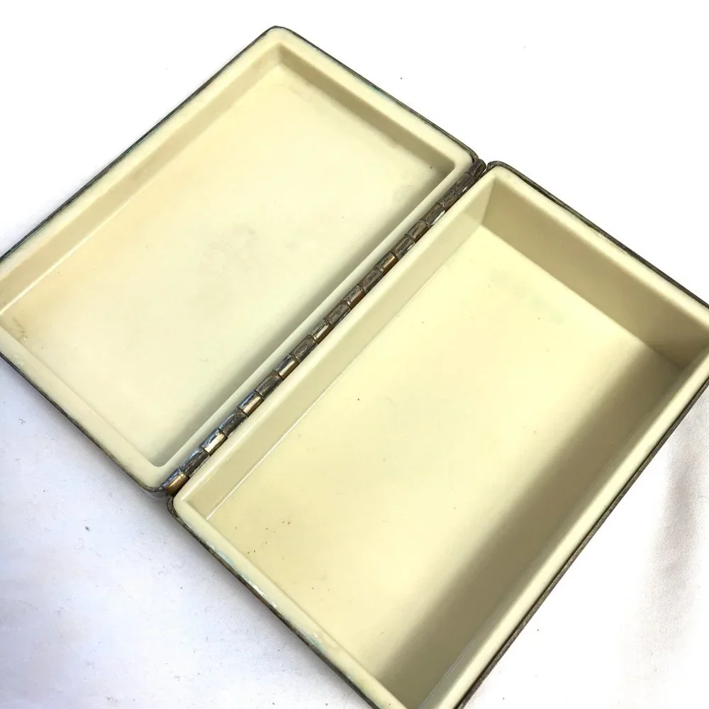 * Dodge Inc Silverplate Trinket Jewerly  Box VTG
